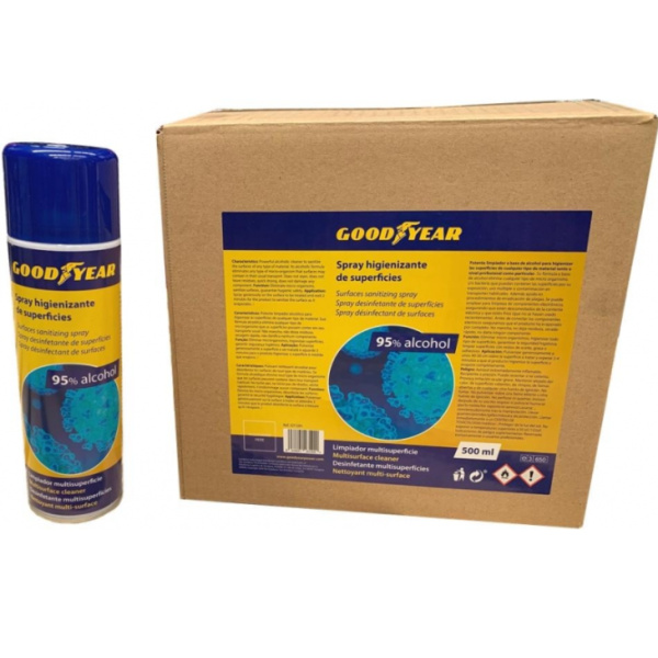 Spray Desinfetante Goodyear 500Ml Caixa 12 Uni.